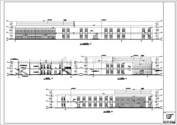 2层菜市场农贸市场建筑设计施工图-图二