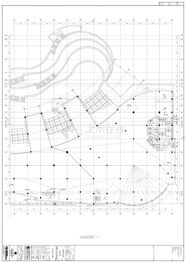 华润置地·万象城商业综合楼C区放大平面图CAD图.dwg-图一