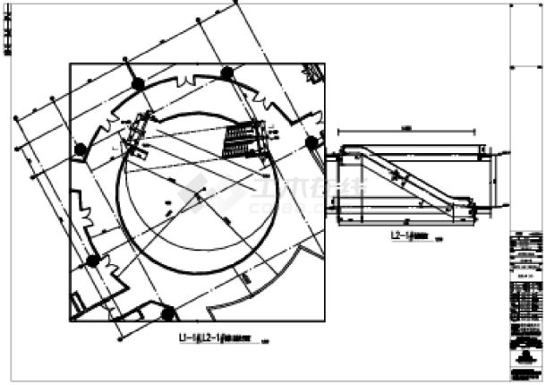 某百货商业综合楼扶梯大样图-图一