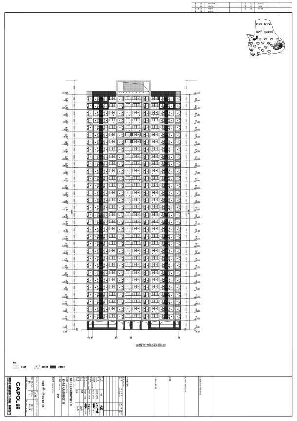 桂林山水凤凰城项目B区二期-B10号楼立面CAD图.dwg-图一