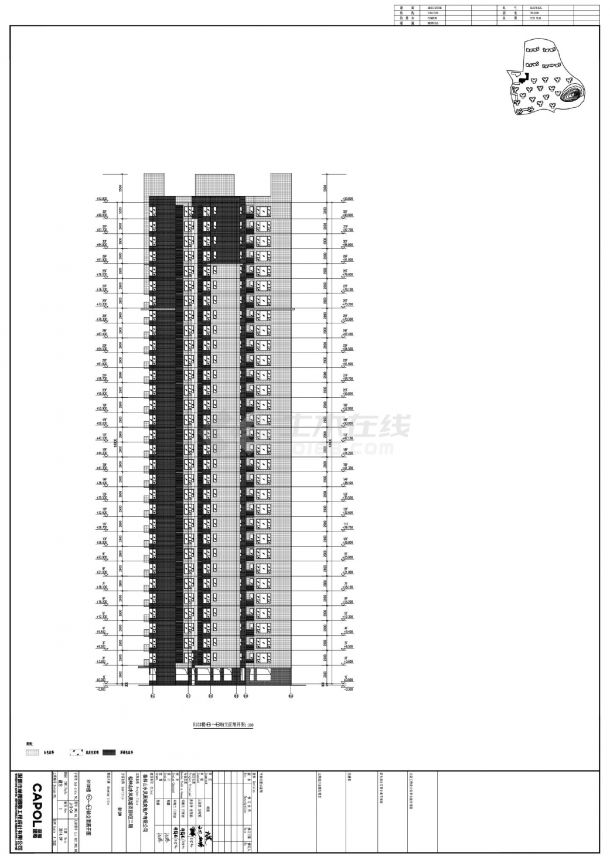 桂林山水凤凰城项目B区二期-B10号楼立面CAD图.dwg-图二