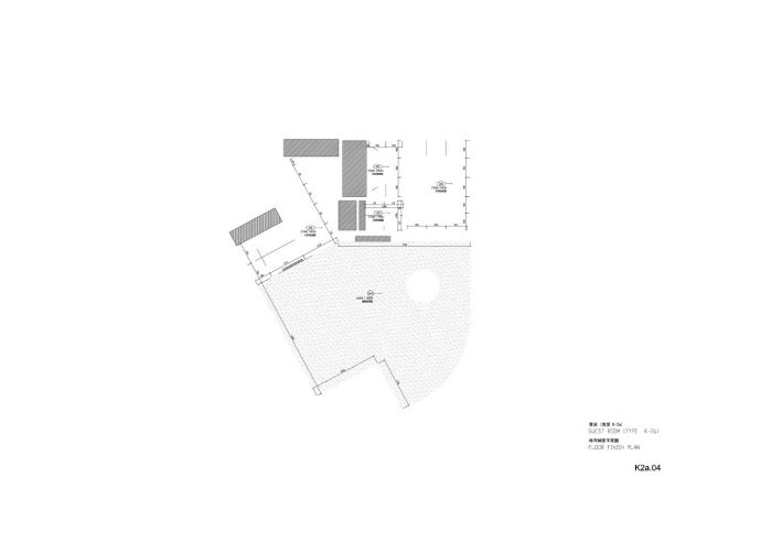 某大型客房地坪设计规划图_图1