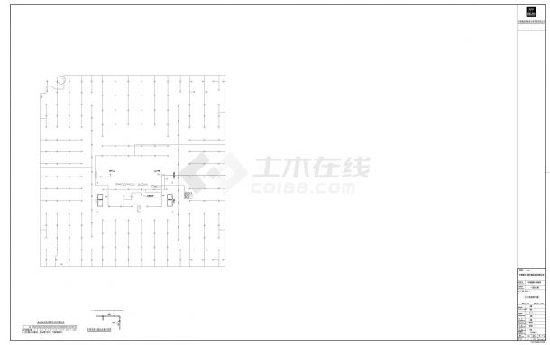 中海城南1号B地块一区办公楼建筑标准层管网综合CAD图.dwg-图一