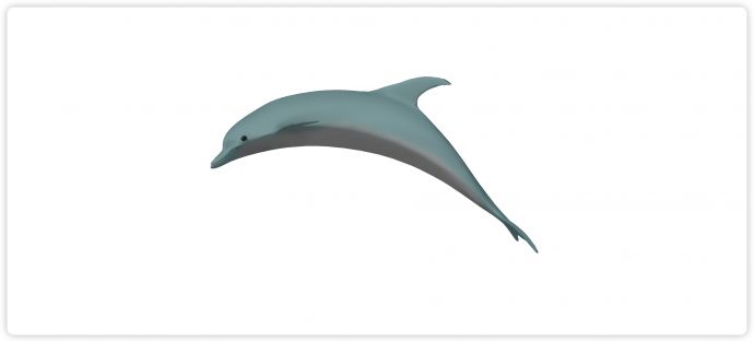 海豚水族馆鱼类动物组合su模型_图1