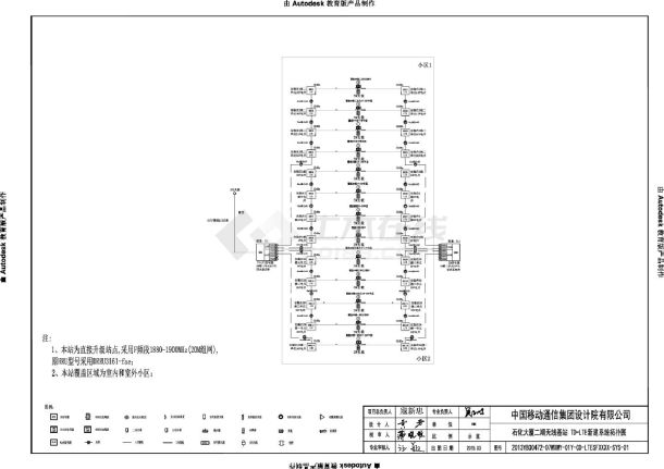 石化大厦二期LTE系统分布图CAD图.dwg-图二