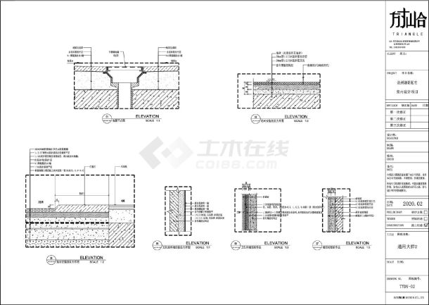 某城市现代私宅室内平面设计图-图二