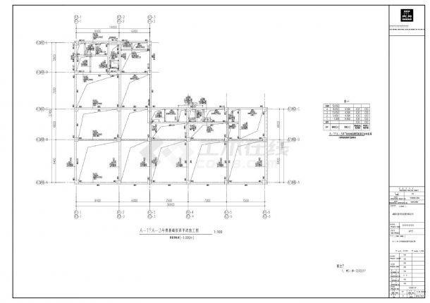 新兴工业园标准厂房项目A-1 A-3地梁图CAD图.dwg-图一