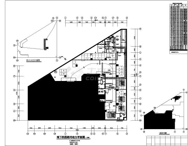 广州某超高层综合办公楼强弱电工程CAD设计参考图-图一