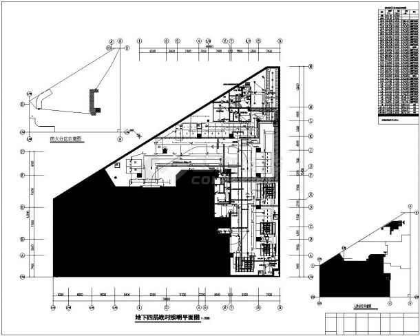 广州某超高层综合办公楼强弱电工程CAD设计参考图-图二