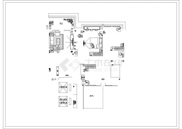 贵州某学校综合楼电气施工图-图一