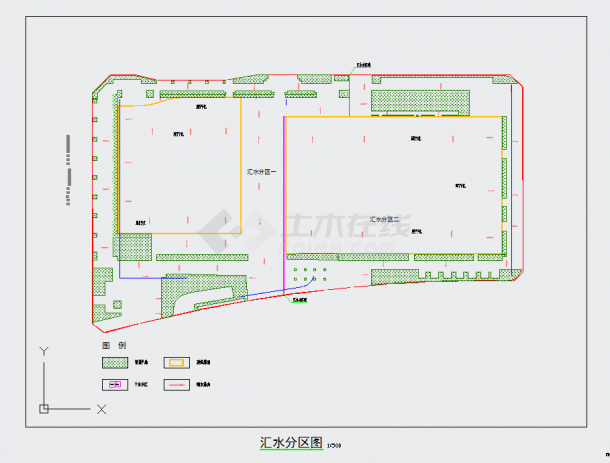 深圳美术馆图书馆项目全套建筑施工图海绵城市CAD图纸-图一