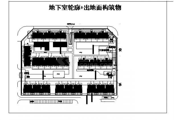 北京综合楼小地块给排水2号车库-图二
