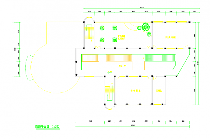 某地某中学科学活动中心方案设计CAD图纸_图1