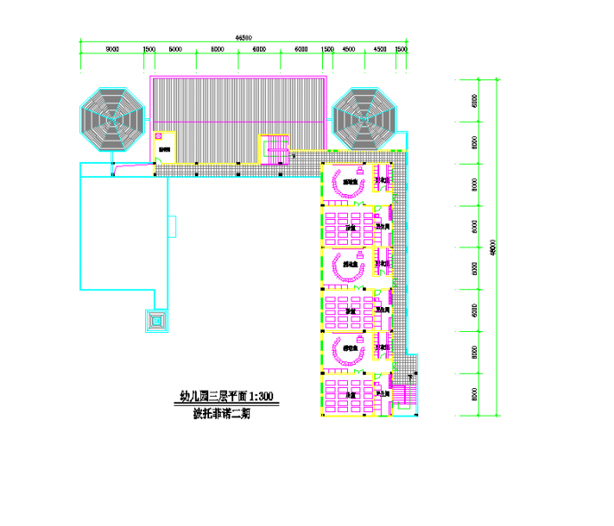 某地幼儿园建筑设计方案CAD图纸_图1