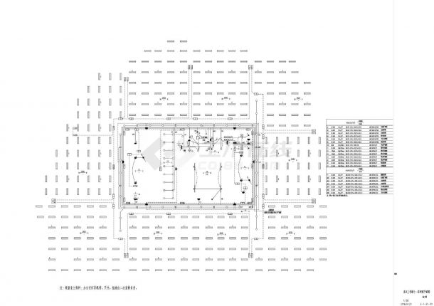 E-1-21-311 北区3号楼十一层照明平面CAD图.dwg-图一