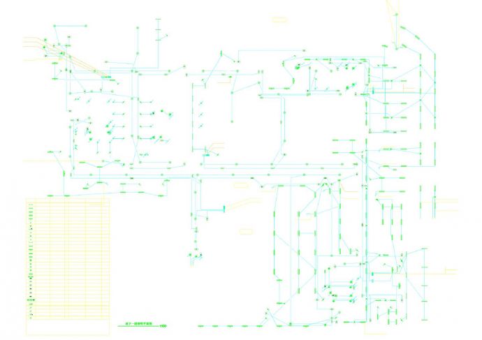江苏某五星级酒店及办公楼电气图-(地下室照明平面图)CAD_图1