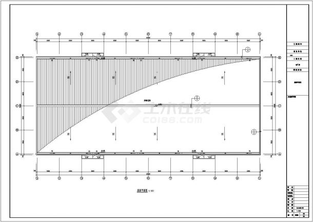 单层丙类车间厂房建筑设计施工图-图二