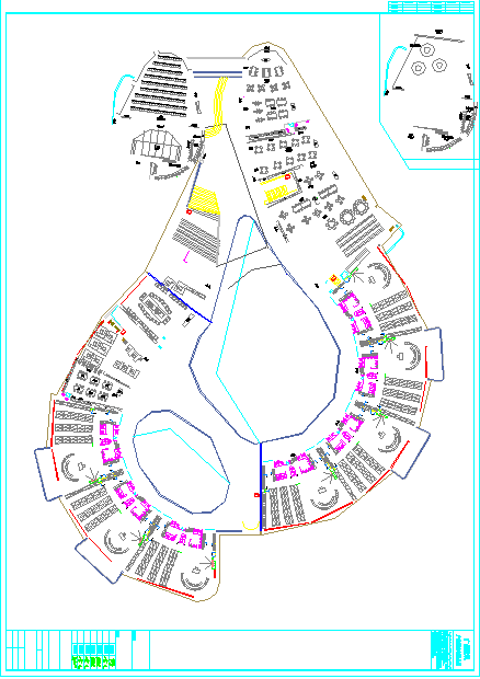 某地办学规模幼儿园给排水CAD图纸_图1