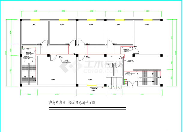 某市中心西餐厅电气施工图详图-图一