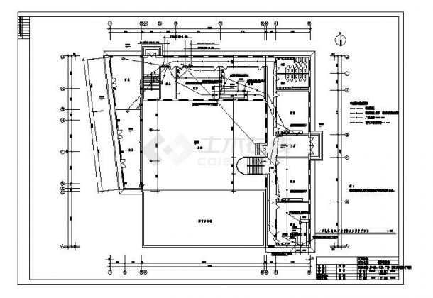 中学教学楼电气方案CAD图-图一