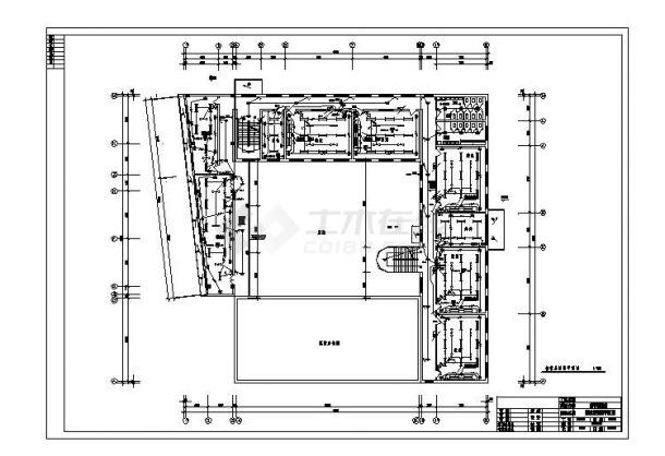 中学教学楼电气方案CAD图-图二