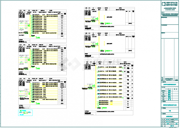 某地现代化物流配送配送中心综合楼电气施工图CAD图纸-图二