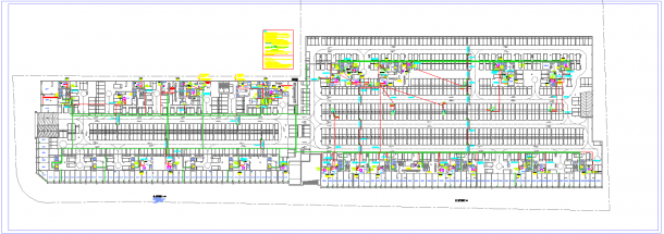 广西高层住宅地下室电气施工图CAD图纸-图一
