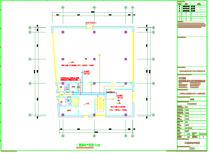 某地产业项目弱电全套CAD图纸_图1