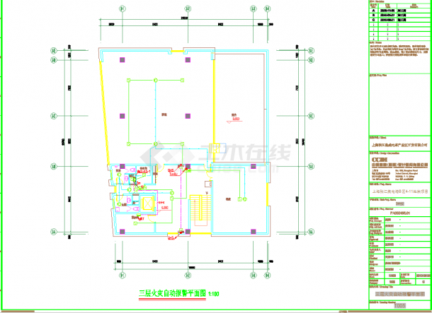 某地产业项目弱电全套CAD图纸-图二