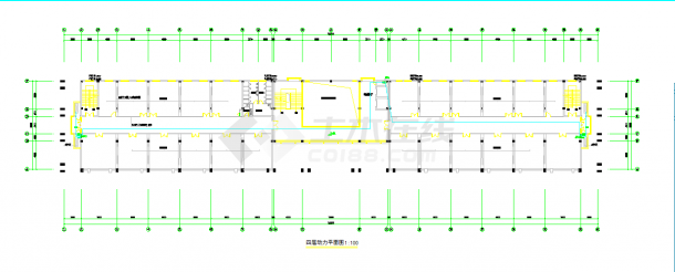 某地多层办公楼电气设计方案CAD图纸-图二