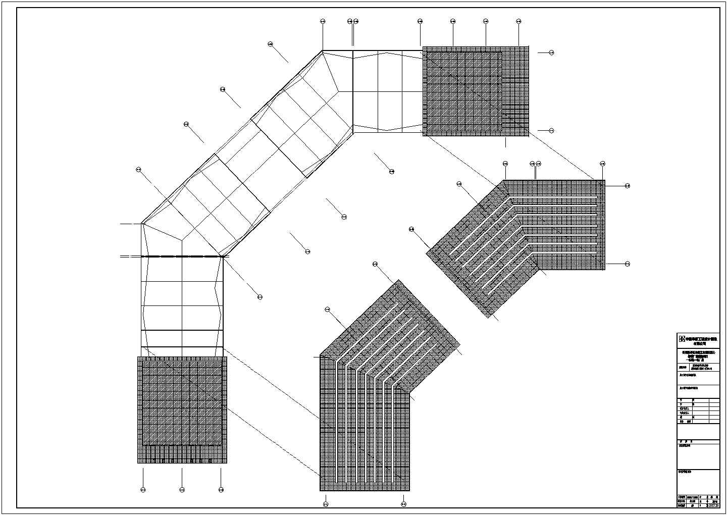 框架标准厂房幕墙施工图