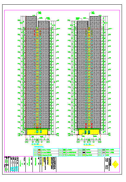 某社区A5地块某楼层门窗施工图-图一