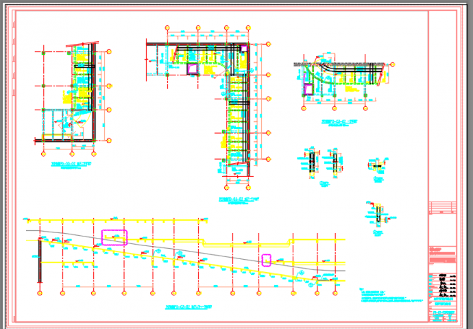 地下汽车坡道节点详图构造图_图1