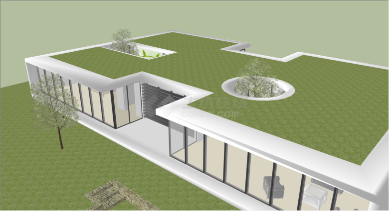  Su model of Chinese style sunlight house row building - Figure 2