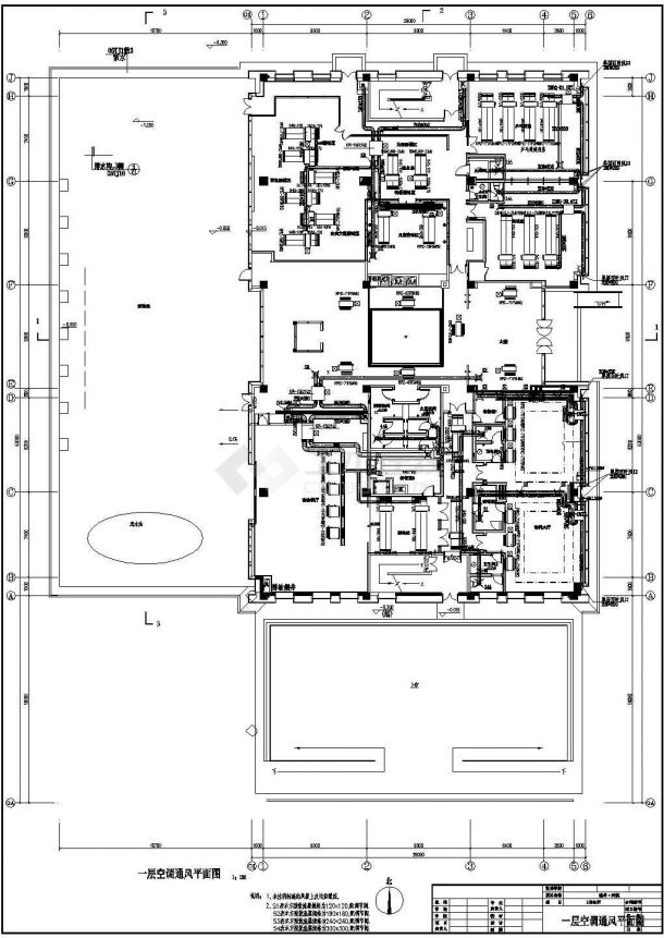  HVAC construction drawing of a private club in Zhengzhou - Figure 2