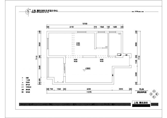 田园风格小户型别墅详细规划图_图1