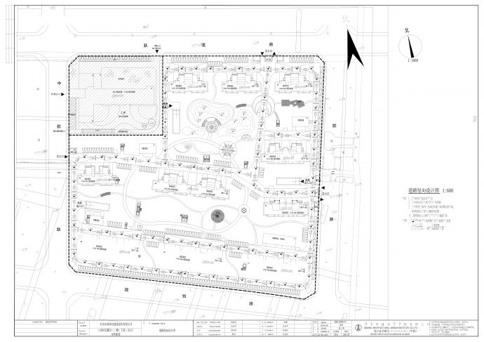 士清村室外配套-建筑施工图CAD_图1