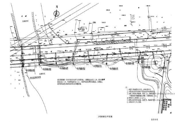 QL-SS-04-02桥位平面CAD图.dwg-图一