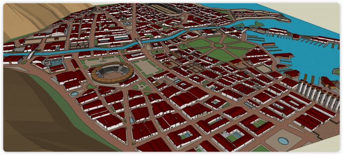 入海口城市整体规划su模型_图1