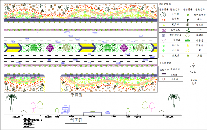 某地道路规划设计CAD图纸_图1