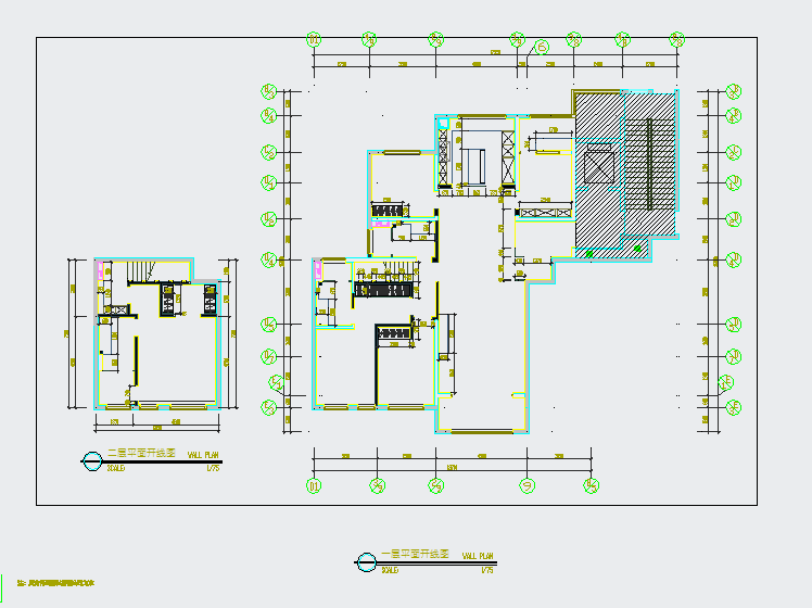 某地浙江文字滨江现代风住宅室内精装施工图CAD图纸