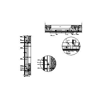 某学校图书馆门节点图-图二