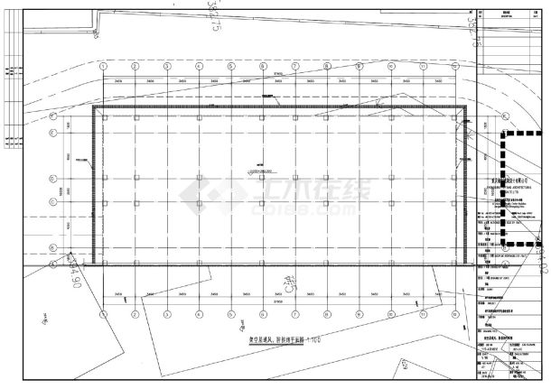 奉节县汾河初级中学学生宿舍重建工程-通风平面CAD图-图一