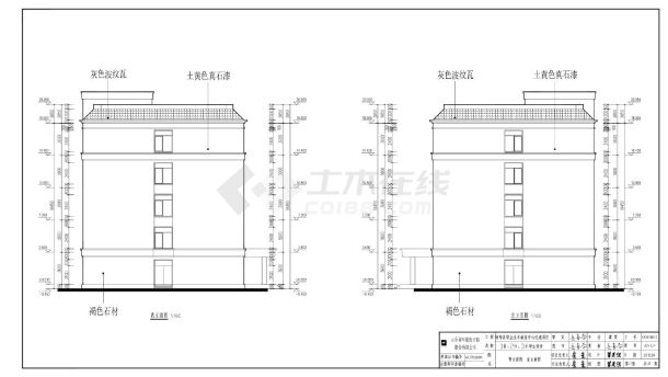 馆陶县职业技术教育中心迁建项目-建筑施工CAD图-图一