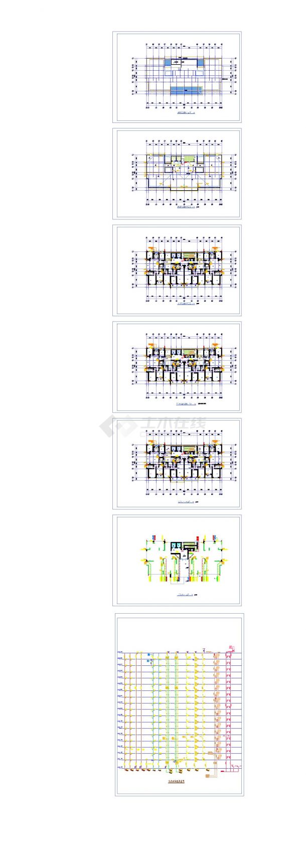 萧普南未来社区规划设计图纸（4.7万方 18--19F） 水初设-图一