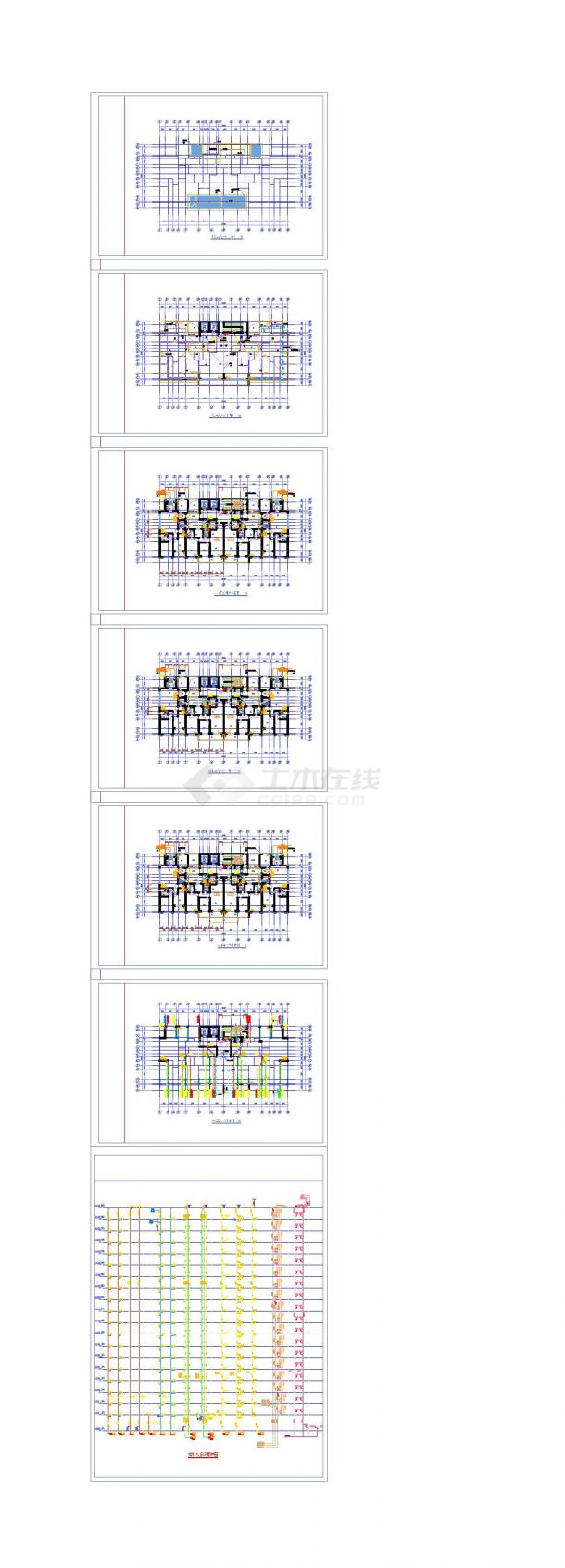 萧普南未来社区规划设计图纸（4.7万方 18--19F） 水初设-图二
