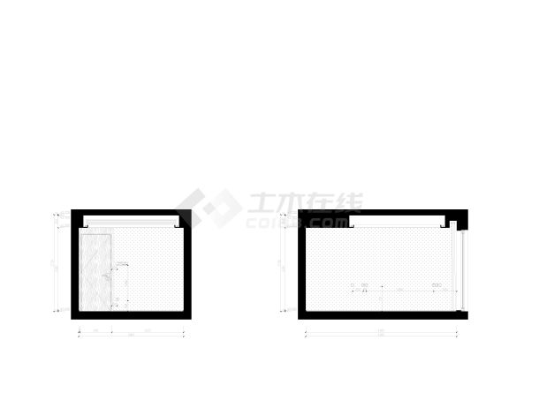 北京万科台湖项目中叠户型3F室内详图CAD-图一