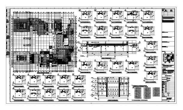 某大厦三层室内净高控制平面示意图-图一