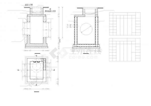 最新图集混凝土检查井及配筋图-雨水口-排出口CAD汇总-图一