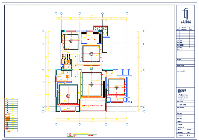 浙江朋克思潮现代风轻奢样板房施工图CAD._图1